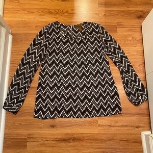 Chevron Long Sleeve Top